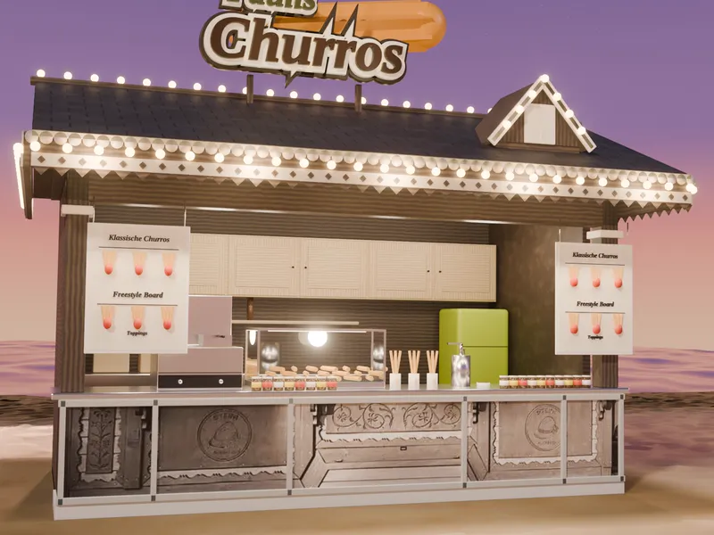3D-Modell: Pauli Churros