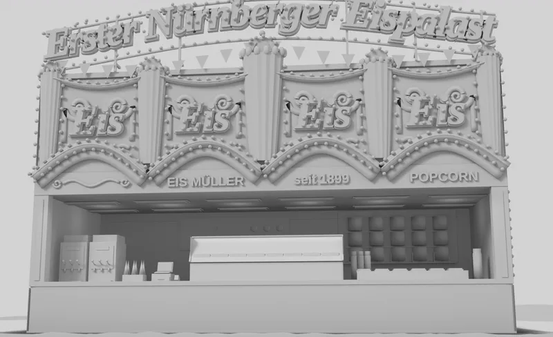 Clay-Ansicht: Müller Eispalast