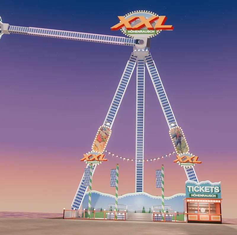 3D-Modell: XXL Höhenrausch